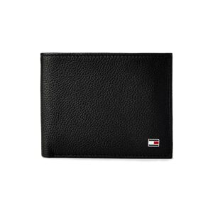 Tommy Hilfiger Leather Men Wallet (Black)